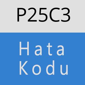 P25C3 hatasi