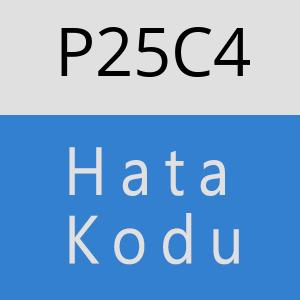 P25C4 hatasi