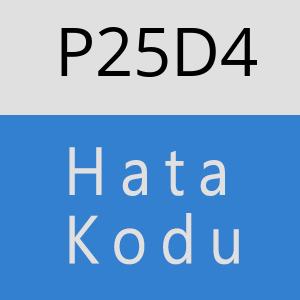 P25D4 hatasi