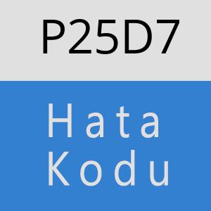 P25D7 hatasi