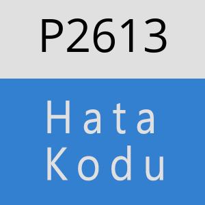 P2613 hatasi