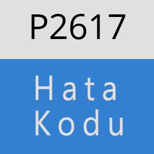 P2617 hatasi