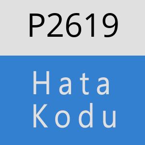 P2619 hatasi