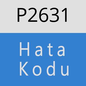 P2631 hatasi