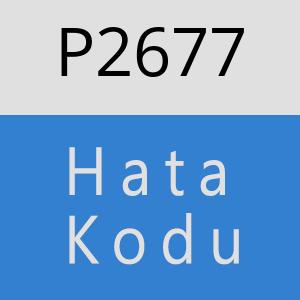 P2677 hatasi