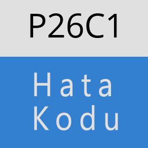 P26C1 hatasi