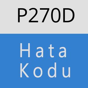 P270D hatasi