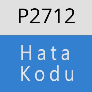 P2712 hatasi