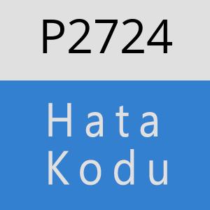 P2724 hatasi