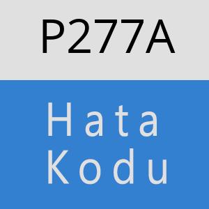 P277A hatasi