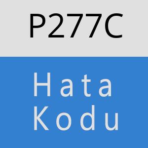 P277C hatasi