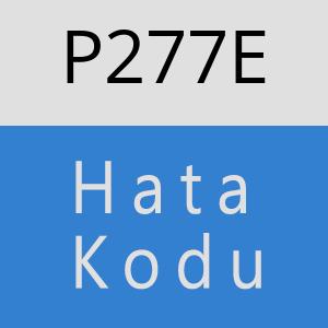 P277E hatasi