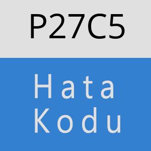 P27C5 hatasi