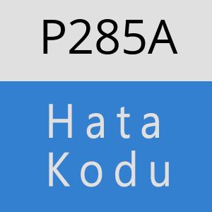 P285A hatasi