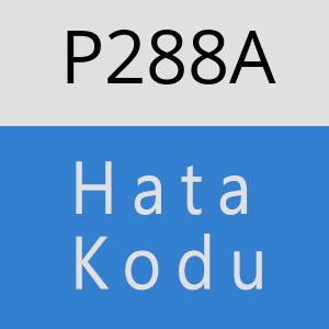 P288A hatasi