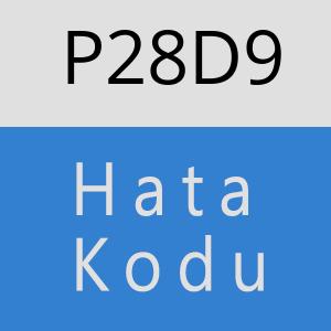 P28D9 hatasi