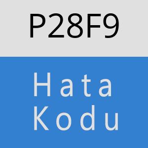 P28F9 hatasi