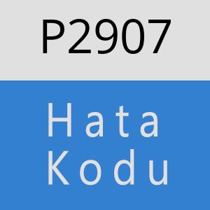 P2907 hatasi