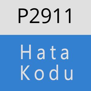 P2911 hatasi