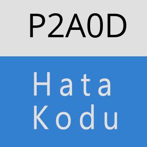 P2A0D hatasi