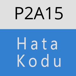 P2A15 hatasi