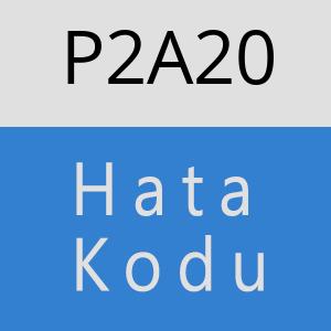 P2A20 hatasi