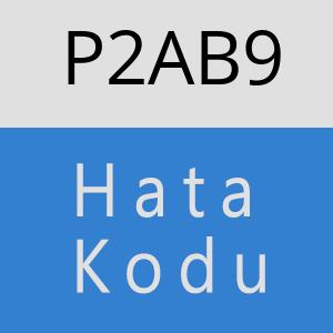 P2AB9 hatasi