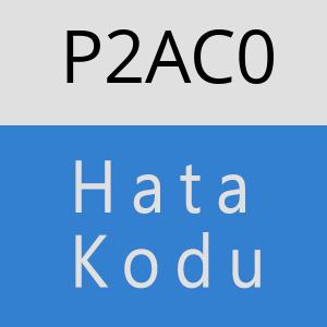 P2AC0 hatasi