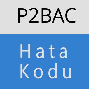 P2BAC hatasi