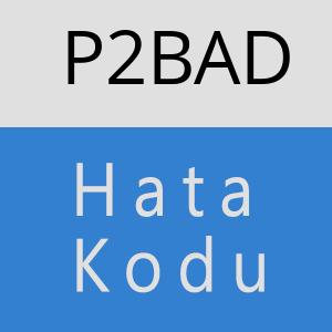 P2BAD hatasi