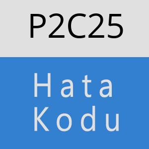 P2C25 hatasi