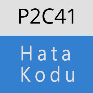 P2C41 hatasi