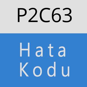 P2C63 hatasi