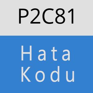 P2C81 hatasi