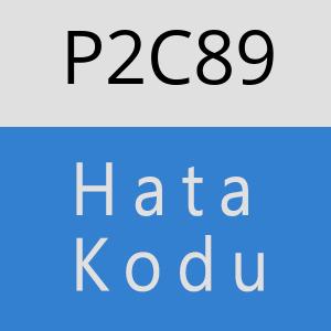 P2C89 hatasi