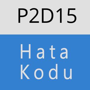 P2D15 hatasi