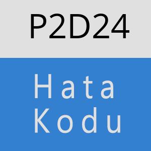 P2D24 hatasi