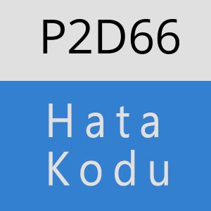 P2D66 hatasi