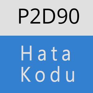 P2D90 hatasi