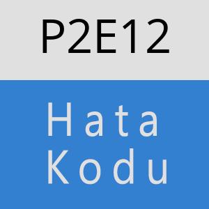 P2E12 hatasi