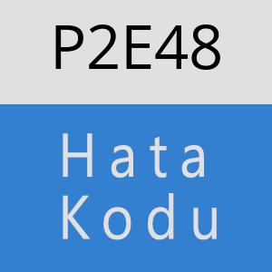 P2E48 hatasi