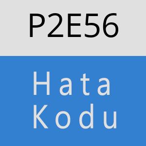 P2E56 hatasi