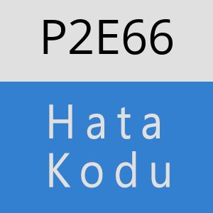 P2E66 hatasi