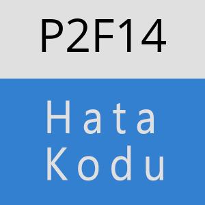 P2F14 hatasi