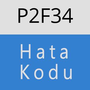 P2F34 hatasi