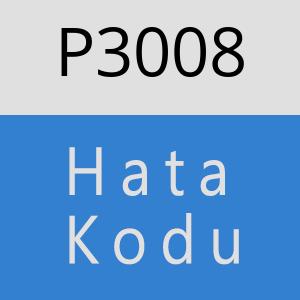 P3008 hatasi