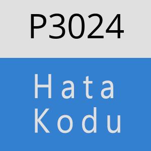 P3024 hatasi