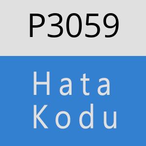 P3059 hatasi