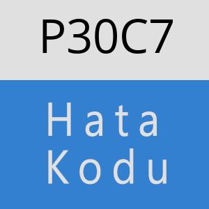 P30C7 hatasi