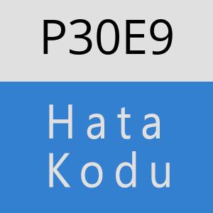 P30E9 hatasi